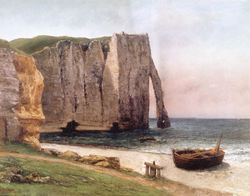 Gustave Courbet Cliff at Etretat Germany oil painting art